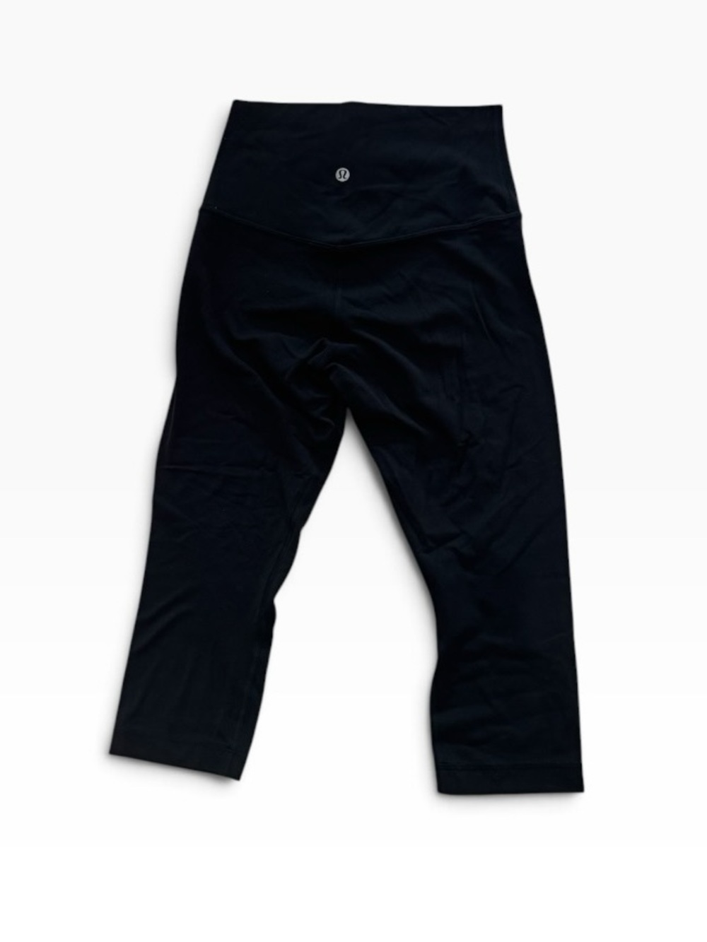 lululemon athletica Black Cropped Leggings with High Waist